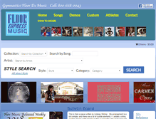 Tablet Screenshot of floorexpressmusic.com